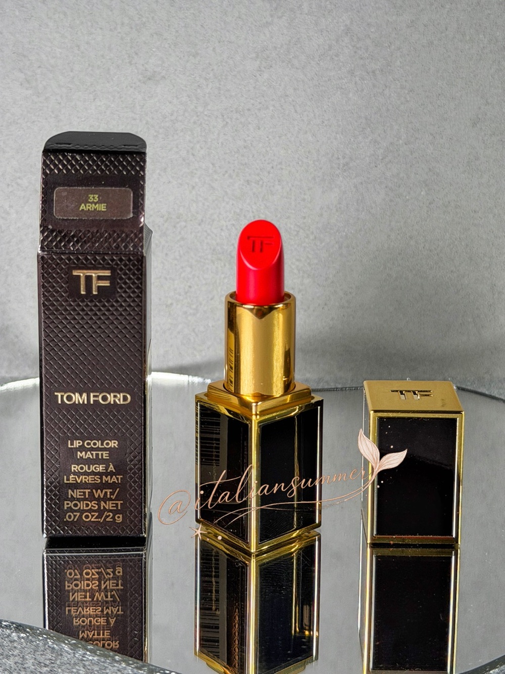 Tom Ford Armie 33 Lipstick Matte Red Lips & Boys Authentic New In Box